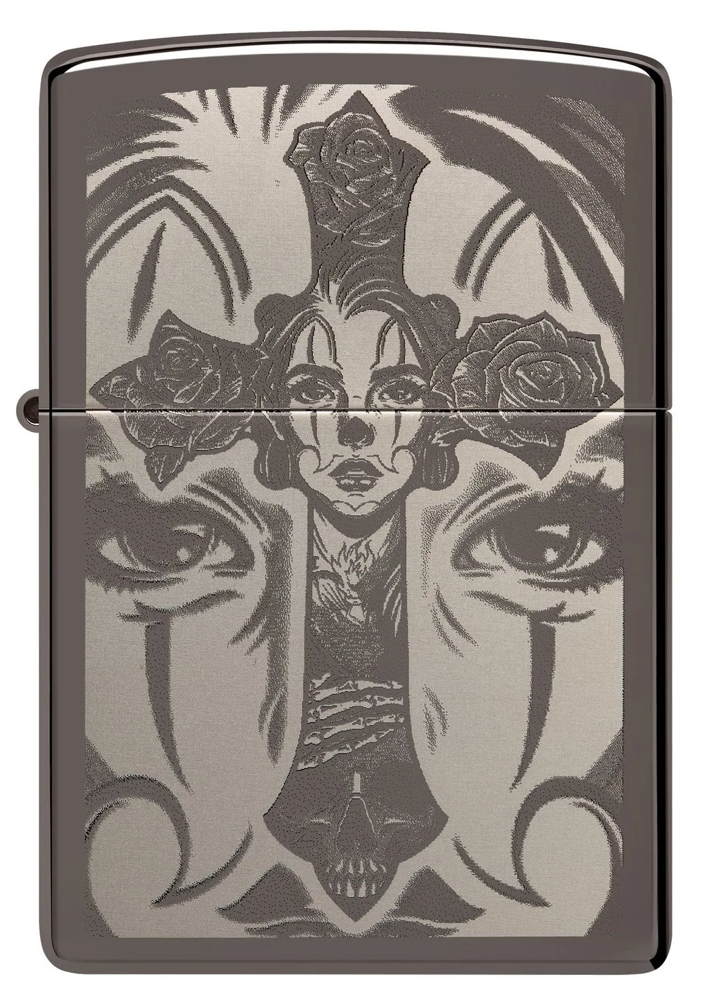Zippo Lighter - Skull Cross