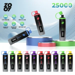 Zooy Shisha 25000 – 25K Puffs, 2%/5% Nicotine, Dual Mesh Coil, Premium DTL Vaping Experience